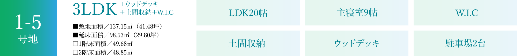 1-5号地